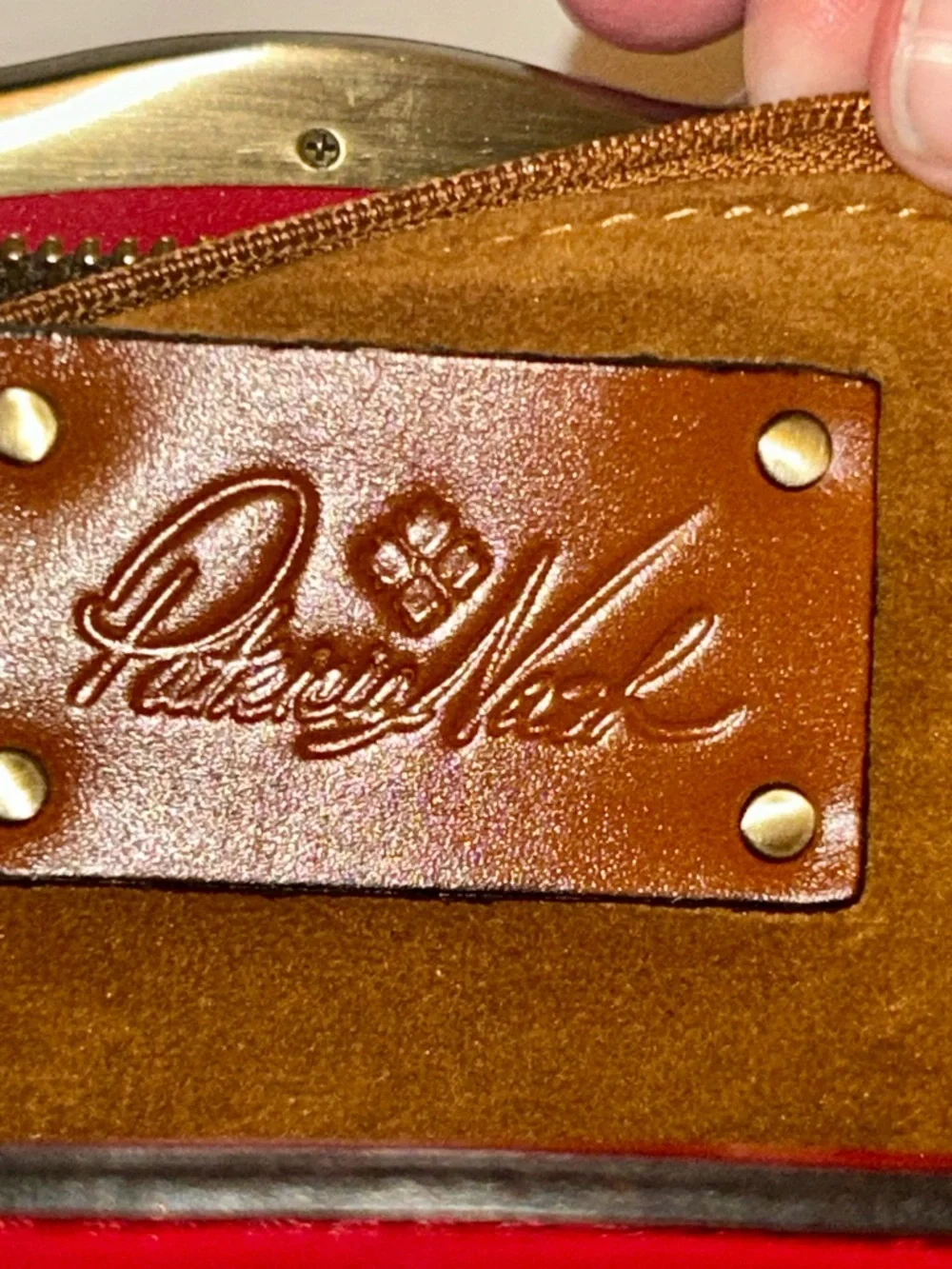 Patricia Nash Valletta Floral Embossed Satchel Bag. RARE!  Sold out everywhere - Picture 9 of 9